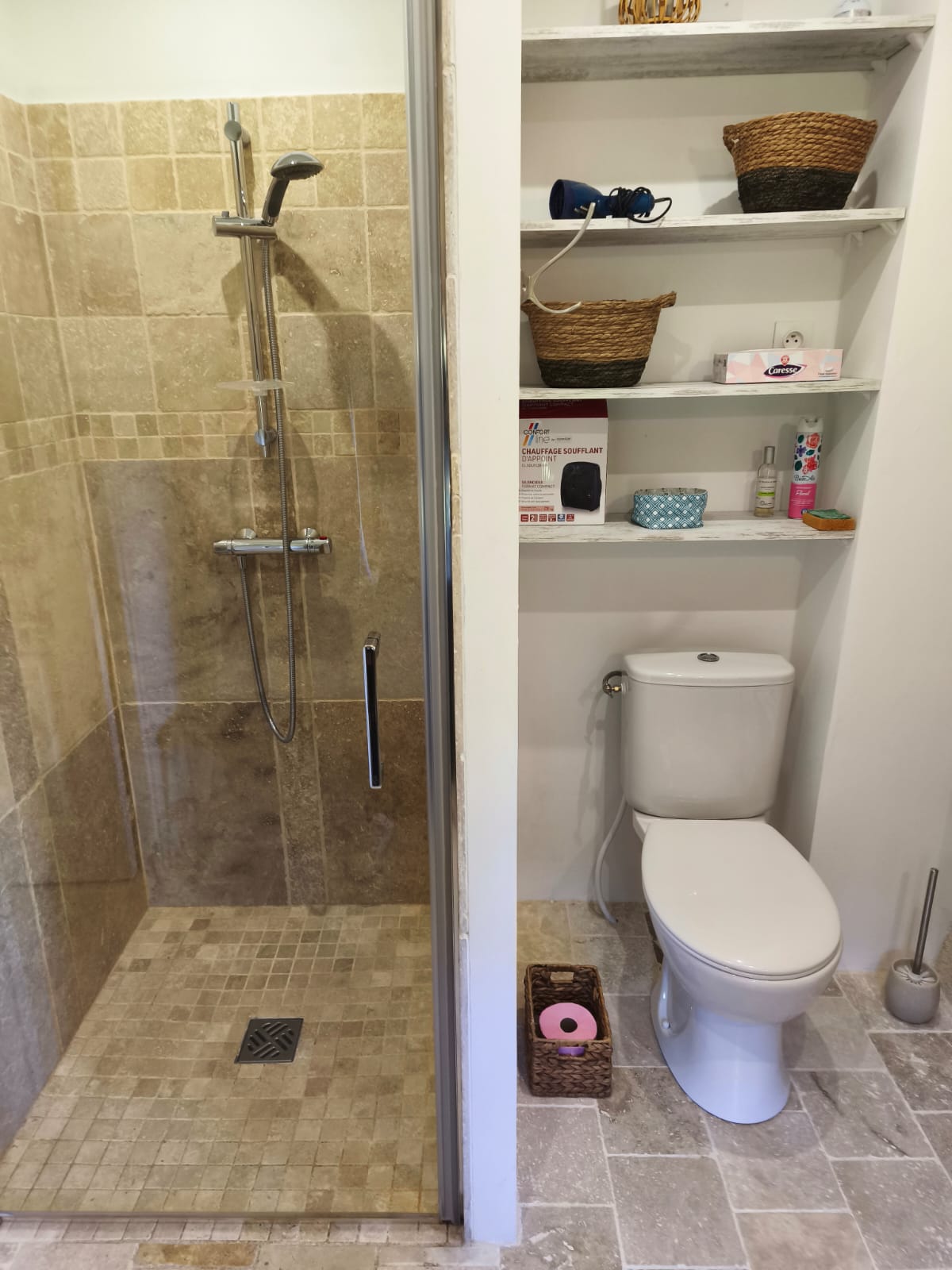 Douche à l'italienne
